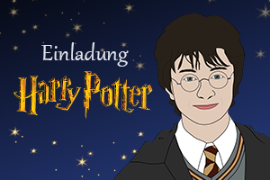 Magische Einladungen zum Harry Potter Kindergeburtstag